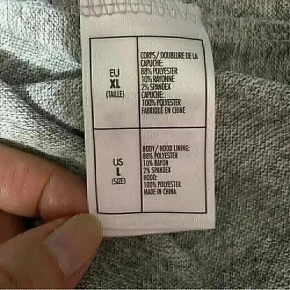 Disney Hoodie Women’s Large Grey Silver Sequined - Picture 7 of 8